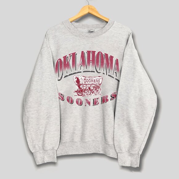 Vintage University of Oklahoma Sooners Sweatshirt, Oklahoma Sooners Shirt Tee - Picture 1 of 2